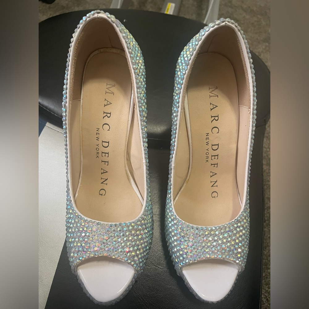 Marc Defang Rhinestone High Heels.
Absolutely Stunning Heels!